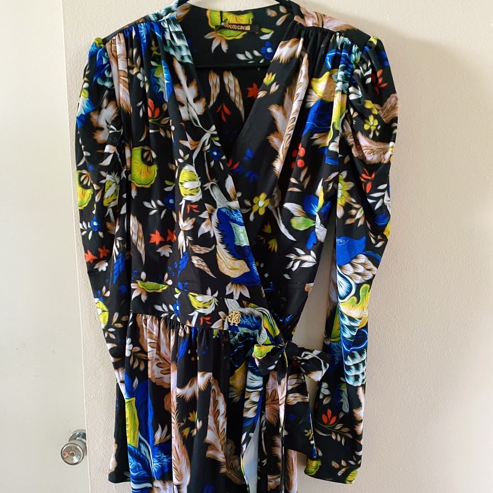 NWT Luxury Roberto Cavalli Tie Dress